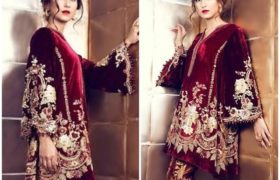 Trendy velvet dresses for women